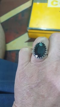 ياقوت أفريقي بنفسجي قديم قياس المحبس ٢٢ السعر معه التوصيل ١١٠ تواصل وا...