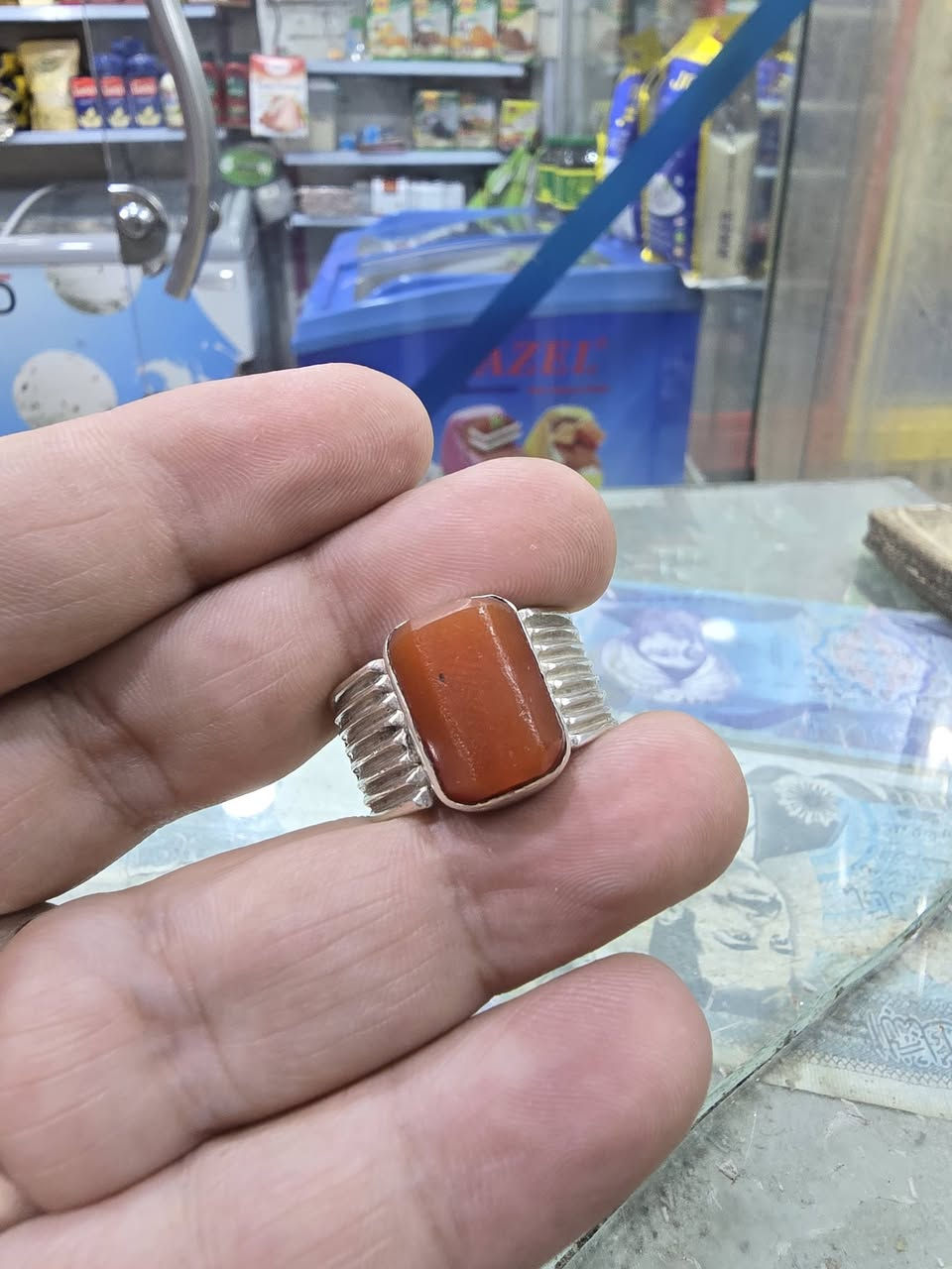 عقيق يماني قديم 
صياغه يدوي قياس ٢٣


**إذا كنت صاحب هذا الإعلان وتريد حذفه لأي سبب، رجاءا أرسل رسالة إلى الدعم الفني**