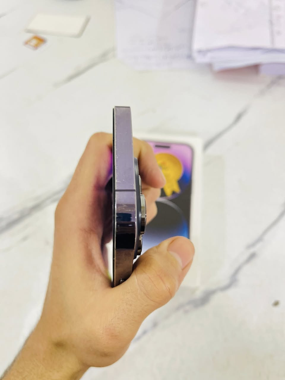 سلام عليكم من رخصت الادمن آيفون 14proفقط نضيف خير من اللة شغال وما بي عيب تفاصيل:
مبدل بطارية تفصيخ كلش حلوة  💥
مبدل شاشة ٣خيارات لمسهة يخبل 💥
فيس ايدي شغال💥
ملحقات ويا 💥
جهاز ذاكرة 128💥
سعر 525وبي مجال كلش قليل لان جهاز يسوة اكثر بس محتاج ودبيعة 
***********واتساب فقط
