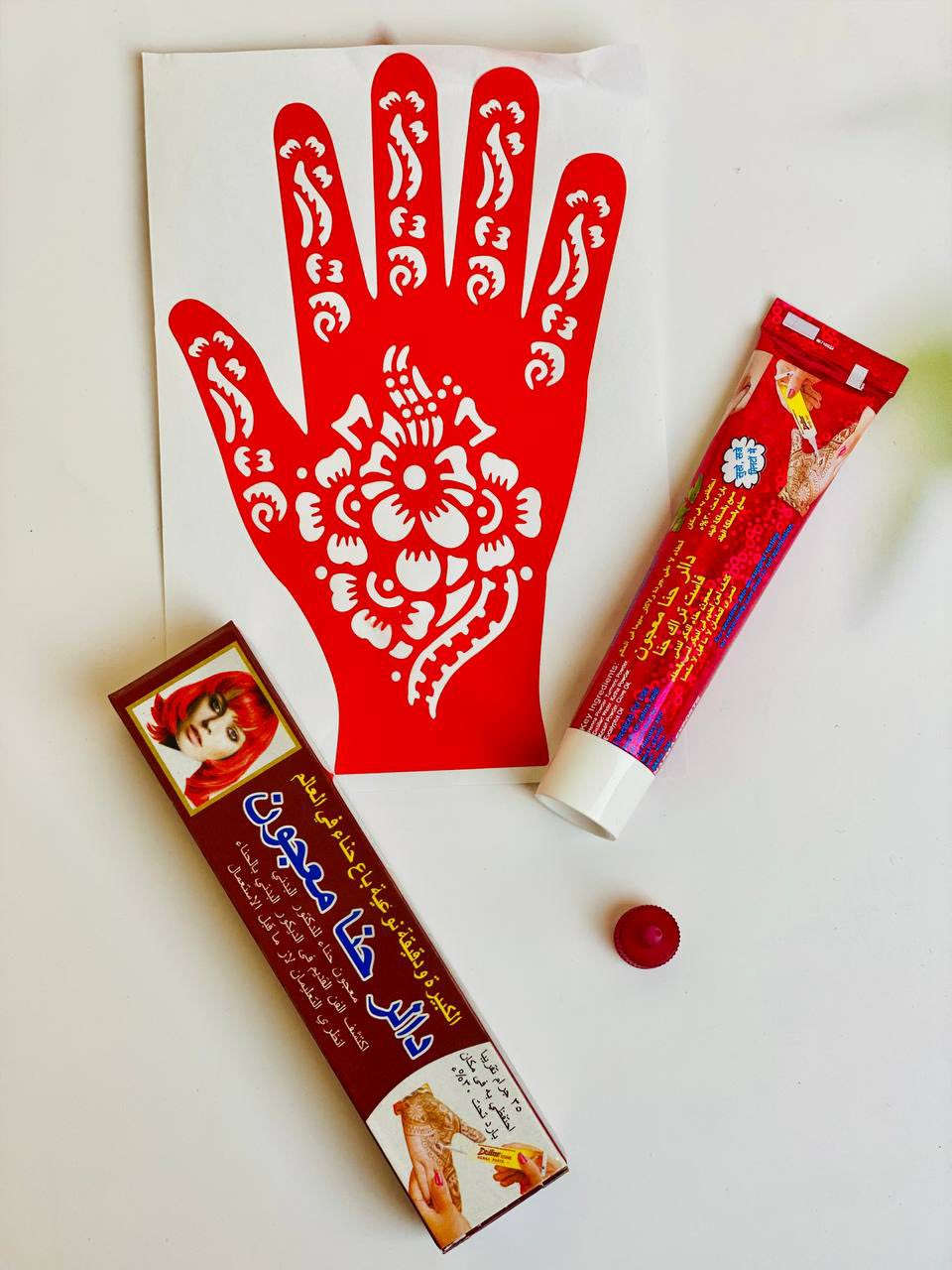 ✨ دالر الحنا الأصيل – أسود وأحمر ✨
✅ يترك خطوط ونقشات واضحة وجميلة على اليدين
✅ ألوان ثابتة وطويلة المدة
✅ مناسب لكل أنواع الجلد
✅ يأتي مع أفكار نقشات كفوف مختلفة لتصاميم احترافية

💫 اختاري رسمة اليوم وكوني مميزة بين صديقاتك!


**إذا كنت صاحب هذا الإعلان وتريد حذفه لأي سبب، رجاءا أرسل رسالة إلى الدعم الفني**