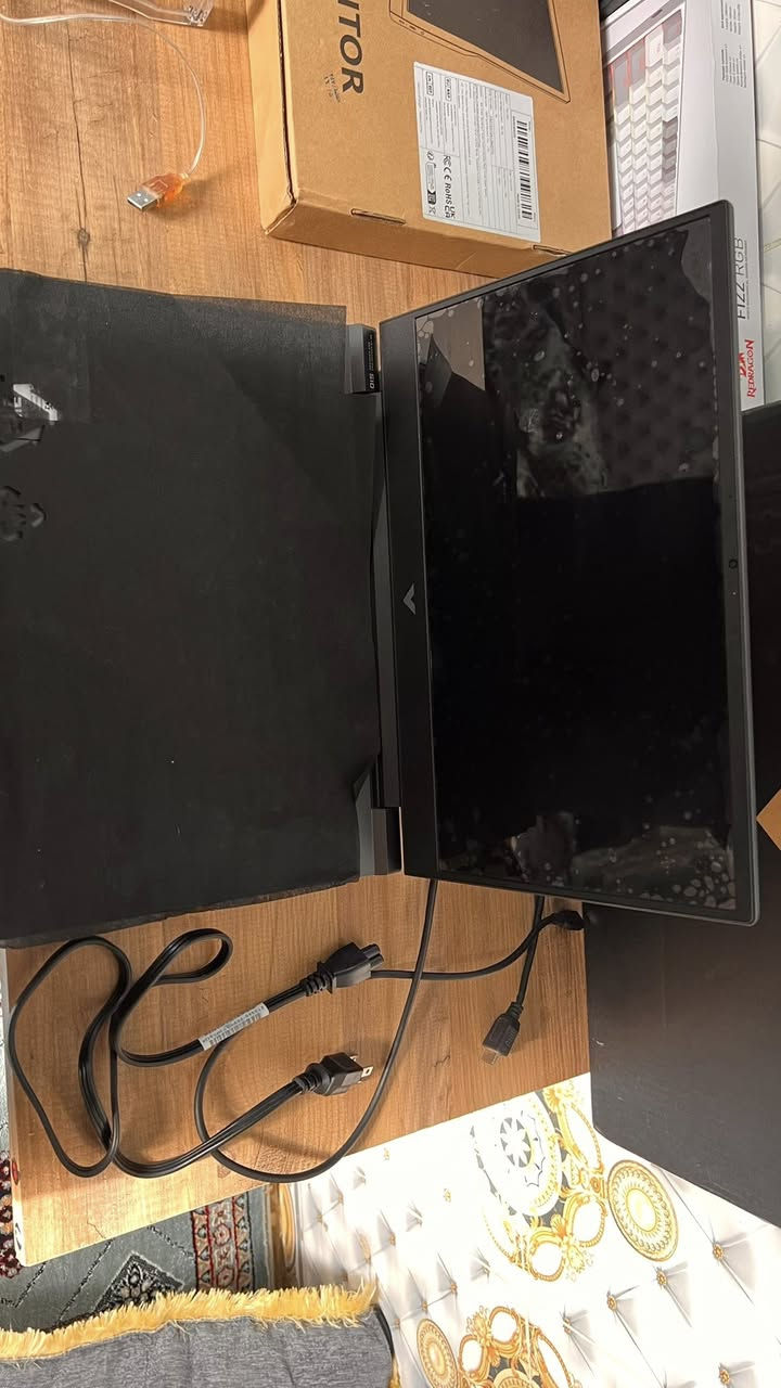 لابتوب HP VICTUS

         المواصفات 
نضافة جدأ علية 

المعالج /Core i5-13420H  
الهارد /512GB/SSD 
كرت الشاشة/RTX3050/6GB 
الرام /8GB 
    Windows 11
الشاشة 15.6/144Hz
الشاحن 120واط
______________________________________________
الملحقات 
كيبورد رد دراكون فز عربي 
الماوس اتاك شارك لون ابيض 
شاشه حجم 15.6
ميز لون خشبي 

هدية مبرد مال لابتوب 
مجسم التمساح 
اناره 
ماوس باد
📍بغداد الشعلة 
توصيل ماكو ❌
السعر950الف
*********** واتساب 
ادمن وافق
