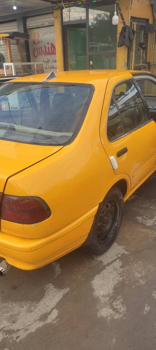 نيسان سني موديل 95  تبريد ثلج دفتر بانزين نقابه وغرامات مصفر شاشه صدر فول نشاط بوجهك لشارع ماتصرف عليها ربع كلشي جاهز ***********
