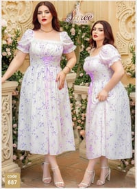 فستان نسائي • قماش زبدة • حتى ٧٥ك