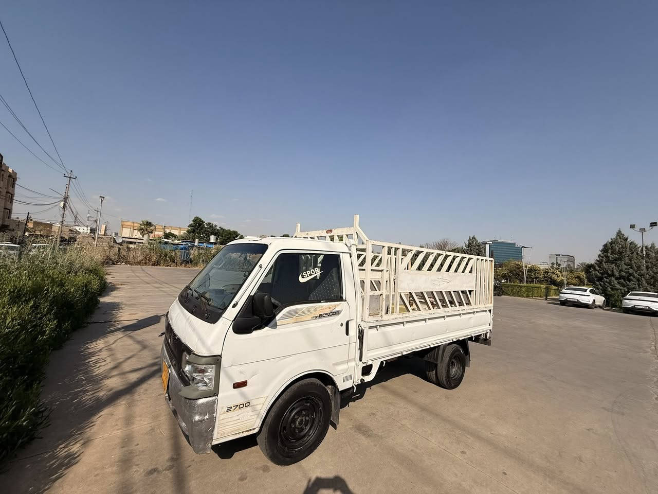 مازدا بیکاب مۆدیل ٢٠٠٦ رەقم اربیل تحویل وخرامە بشرت  مەکینە کیا ٢٧٠٠ مۆدیل جدید  سعر 52$


**إذا كنت صاحب هذا الإعلان وتريد حذفه لأي سبب، رجاءا أرسل رسالة إلى الدعم الفني**