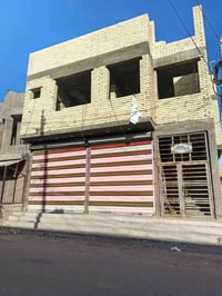 بناية للبيع المساحة100 متر ركن تحتوي على مشتمل وشقه ومحلات العنوان الش...