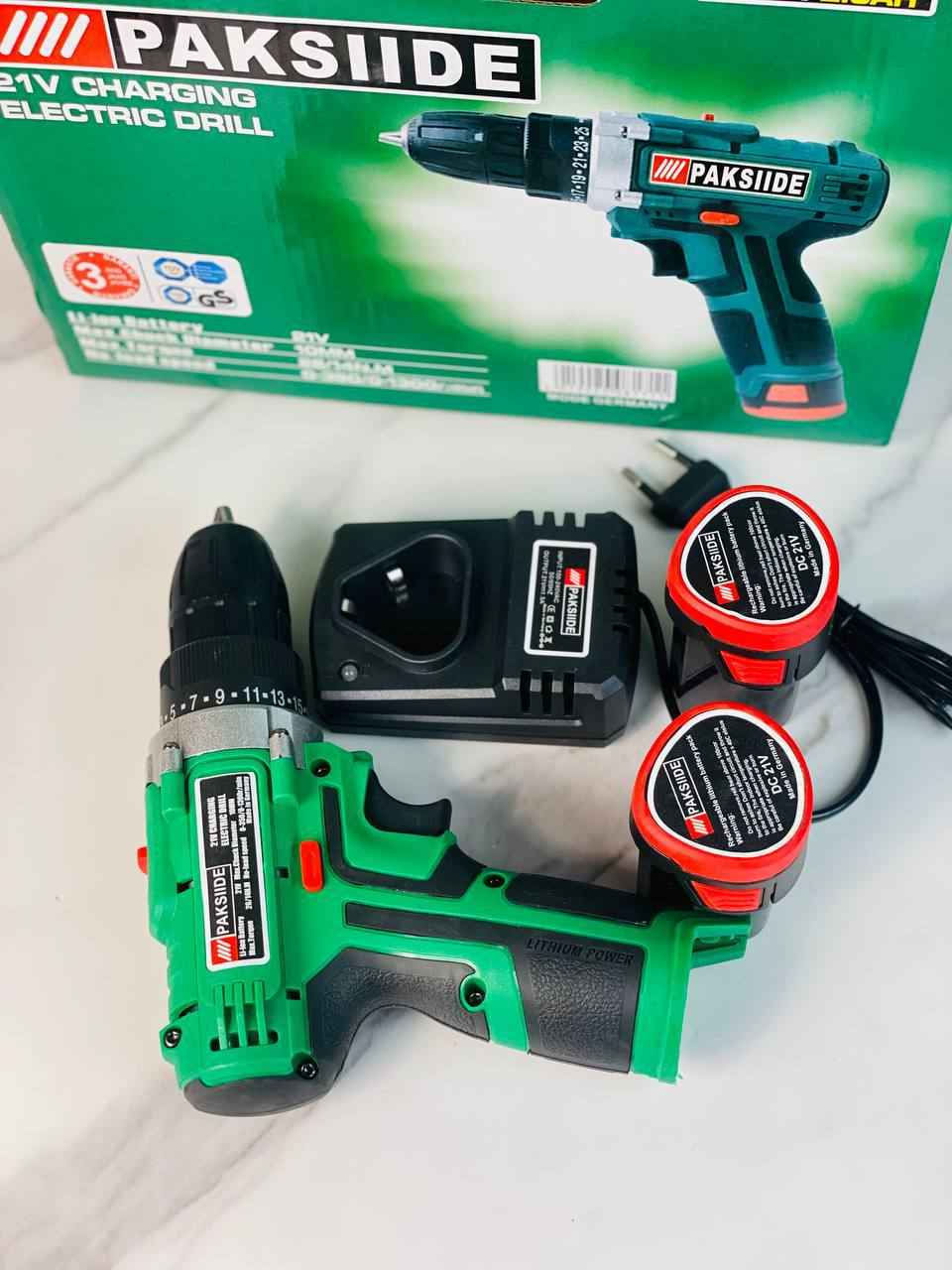رجع اتوفررررر من جديد 💃💃💃
افضل دريل بمواصفات عالمية شحن من باك سايد الالماني🇩🇪🇩🇪 
❗❗❗PAKSIIDE✔️
✅دريل شحن🔌 بارك سايد 21 فولت يعمل فتح وشد البراغي وتثقيب الحديد والخشب والجدران

مواصفات الدريل:-
ملف نحاس💯
شفت حلزوني 
سيت لقم مختلف الاحجام📌
سيت برايم خشب🪃
سيت برايم حديد🔩
سيت درنفيس عدل ومربع🪛
توصاله للاماكن الصعبه🔗
🔋🪫دبل بطاريه21V
شاحنه قاعدة🖲️
حركة الدريل بالاتجاهين فتح وشد البراغي↔️
يعمل ع التثقيب بكل سهولة🕳️
0-350/0-1300 دورة/ في الدقيقة بغداد, العراق


**إذا كنت صاحب هذا الإعلان وتريد حذفه لأي سبب، رجاءا أرسل رسالة إلى الدعم الفني**