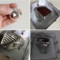 عقيق يماني • فضة ٩٩٠ • ٤٢غرام