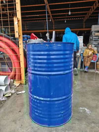 برميل حديد ثقيل • مغلون نظيف • مفرق شميط