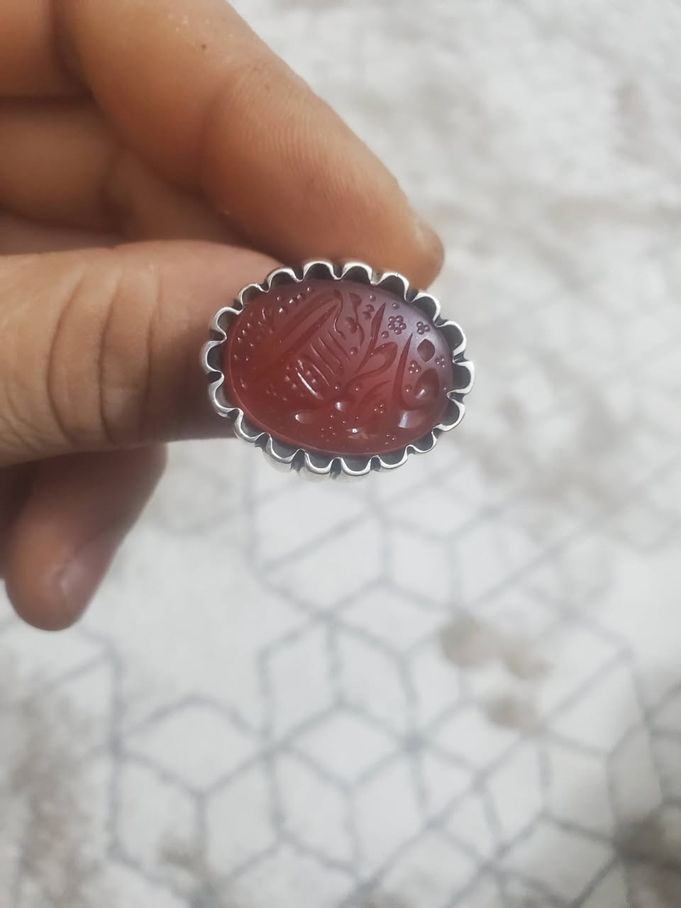 خاتم عقيق يماني صياغه بحرينيه مخطوط اسم فاطمة الزهراء ع


**إذا كنت صاحب هذا الإعلان وتريد حذفه لأي سبب، رجاءا أرسل رسالة إلى الدعم الفني**