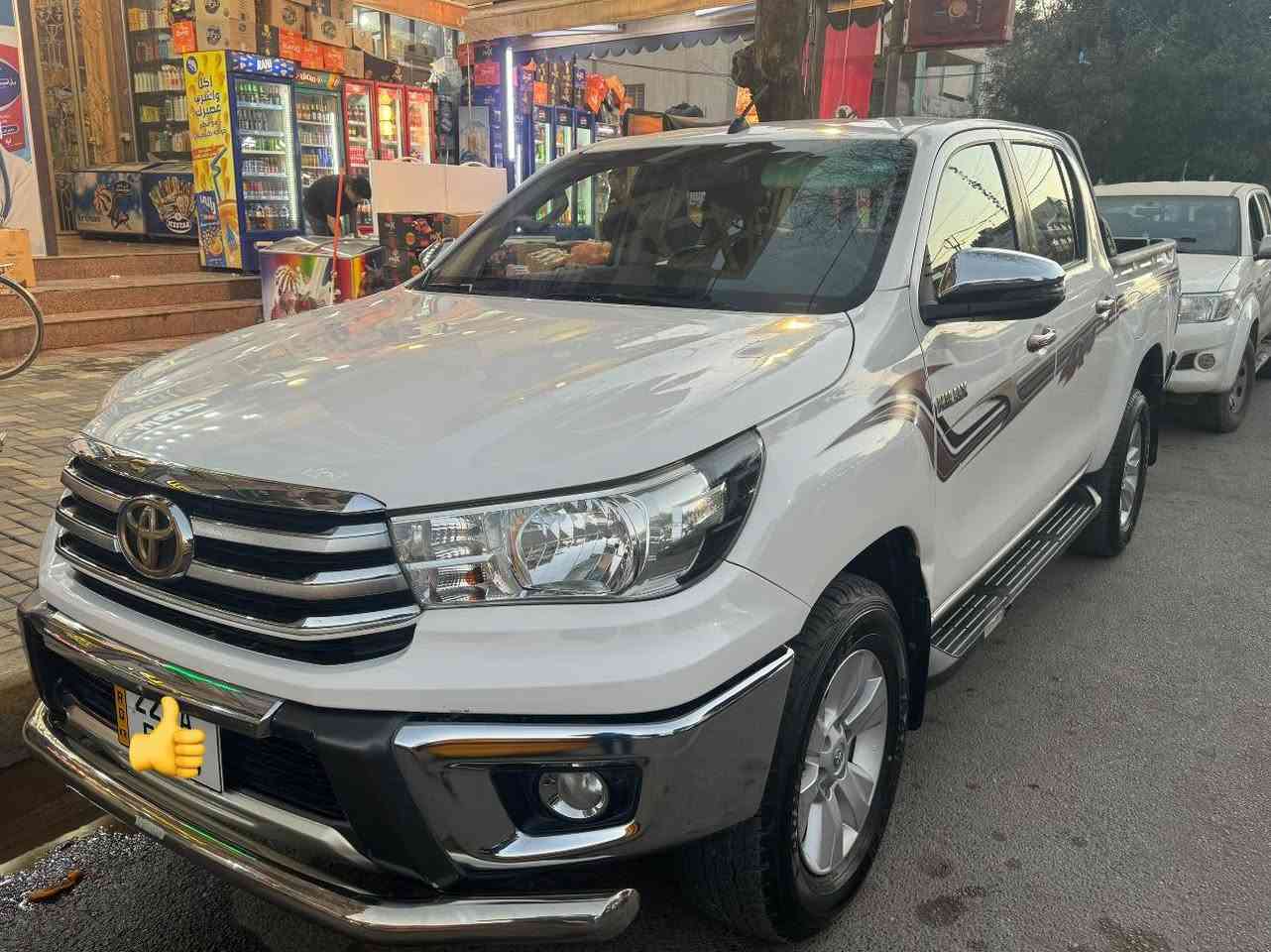 هايلكس فور ويل موديل ٢٠٢٠ كفالة من الصبغ تحويل وهزة جديد مكان السيارة بغداد سعر ٢٨٥ $وبيهة مجال قليل 
***********
