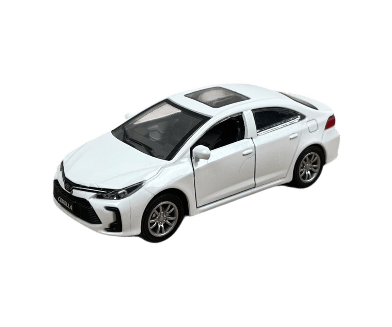 السلام عليكم
🚗 سيارة كورولا مجسّمة بتفاصيل تخليك تحسها حقيقية

✨ هيكل معدني متين مع تصميم أنيق

🔊 صوت محرك واقعي 

💡 إضاءة أمامية جذابة عند التشغيل

🚪 أبواب قابلة للفتح مثل السيارة الأصلية

🔥 قطعة تجمع بين اللعب والفخامة

تتوفر باالوان ابيض _ رصاصي _احمر _اسود

الكمية محدوده جداً 

يوجد توصيل لجميع محافظات العراق


**إذا كنت صاحب هذا الإعلان وتريد حذفه لأي سبب، رجاءا أرسل رسالة إلى الدعم الفني**