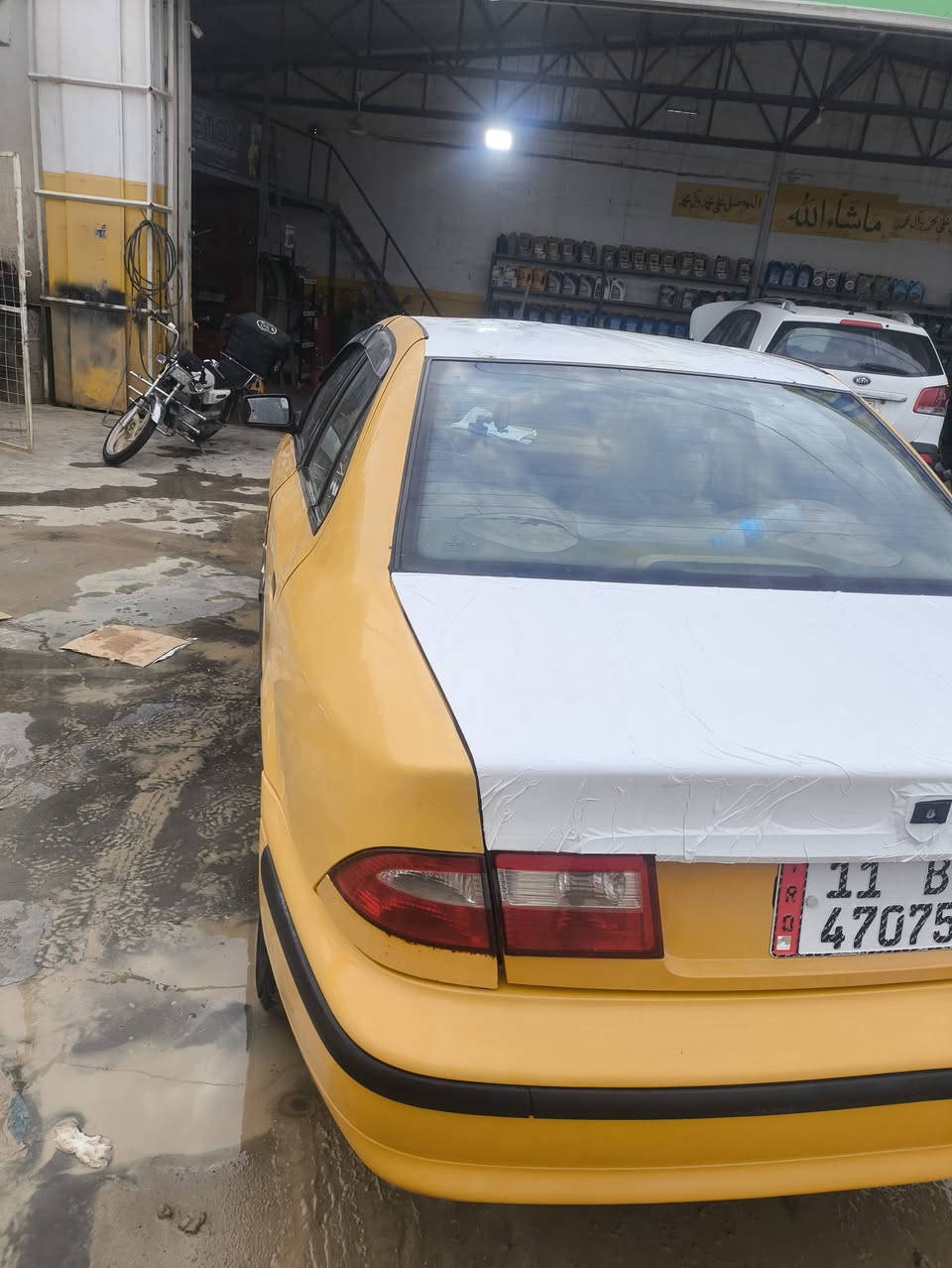 سمند موديل 2011 كامله ما بيها نقوصات رقم بغداد مصفره هيائه وغرامات من ايدك لشارع سعر 31وبيها مجال حك جيه ***********
