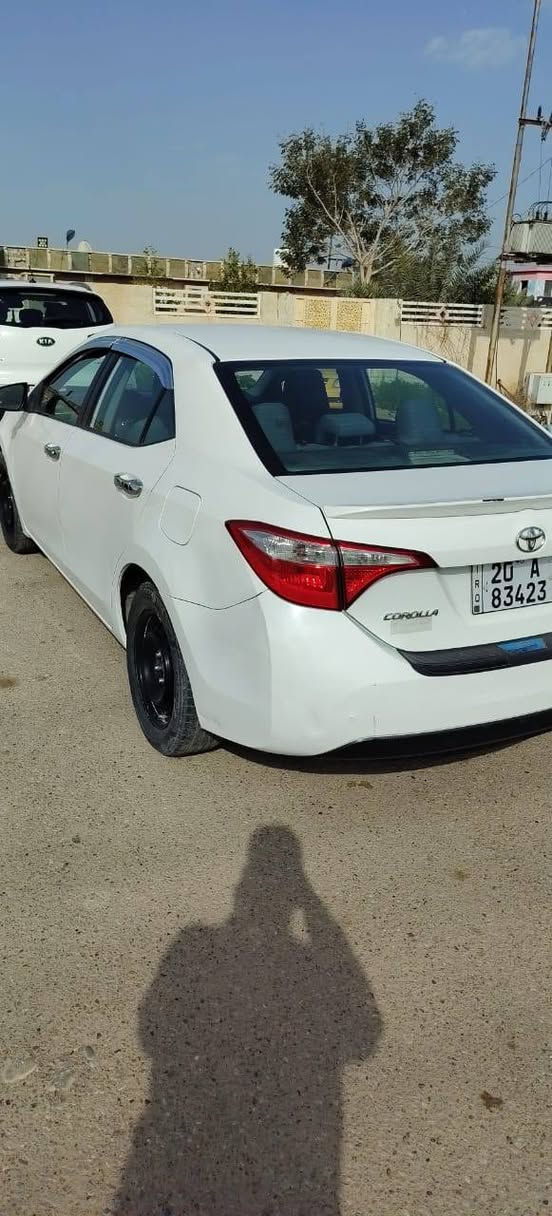 سلام عليكم شباب كورلا للبيع موديل 2016 سياره جاهزه من كل النواحي صدر تبريد تدفئه كهربائيات كلها بدون ايرباك حجر بيئه موجود سياره متعوب عليها المكان ديالى دور الزراعه السعر 122 وبيها مجال حك الجيه للمعلومات اكثر ***********

