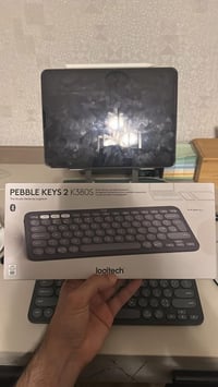 لوجتك Pebble Keys 2 • مستخدم يوم واحد • ضمان سنة