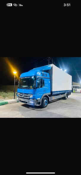 اتيكو 2012 حجم 1229 طول 7،25 ارتفاع 270سم  جوبلس خلفي امامي ورك 8 كير سياره جديده كامله كبل للشغل ***********
