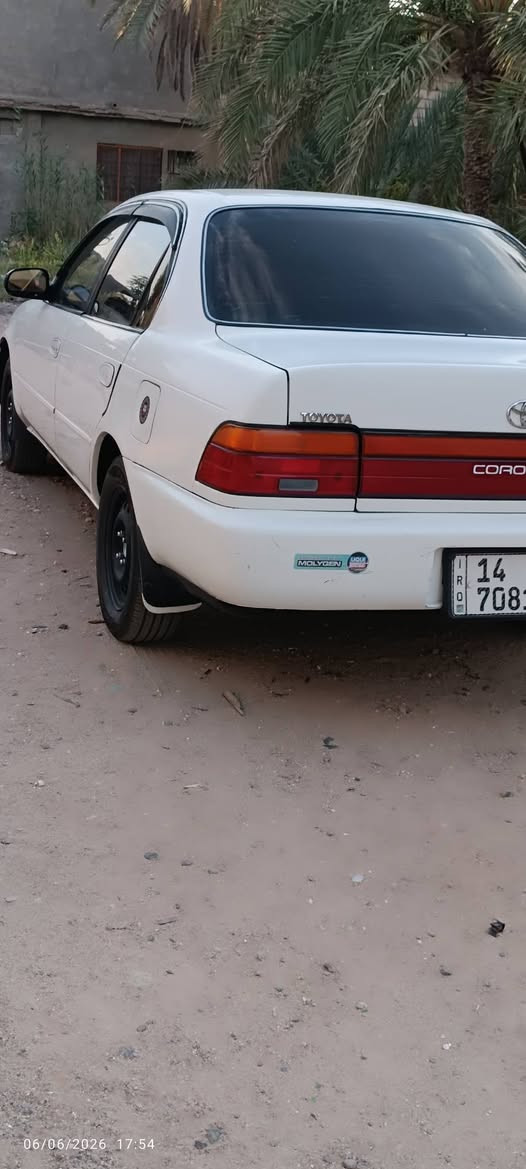كورولا موديل 93 مكينه 1600
گير ميكانيكي أربع نمر 
مكفولة من الگلبه والگص والعيب الشرعي بسمي السياره سنويه منتهيه بشهر 12 اصيرلها سنتين 
تخم تاير تبريد شغال دشبول يسرى بلاد جام گهربائي كله شغال كهربائيات كلها شغاله 
مبدل سستم كامل أربع أبواب+ قبق صندوگ +چاملغات اماميه+بنيد+عرضانيه مكفوله من الضربه ما عدا ضربه بل بگ لايت الخلفي مال العبري مو قويه
***********
واتساب البصرة, العراق
