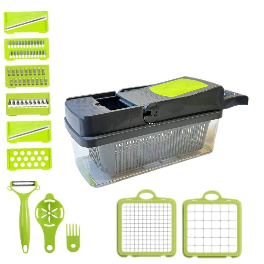 قطّاعة الخضار المتعددة – Veggie Slicer 
تعبتِ من التقطيع الطويل؟
بهالقطّاعة الذكية تخلصين شغلك بدقايق 👌
🔹 15 قطعة مختلفة
🔹 تقطيع شرائح – مكعبات – بشر
🔹 مثالية للبطاطا، الخيار، الجزر، البصل وأكثر
🔹 آمنة على اليد وسهلة الاستخدام
🔹 تنظيفها سريع وما تاخذ وقت
🍟 نتائج متساوية وشكل مرتب يفتح النفس
🥗 مثالية للسلطات، القلي، والطبخ اليومي
📦 منتج عملي لكل بيت
💬 راسلونا للطلب / السعر 13الف فقط 
🚚 توصيل متوفر


**إذا كنت صاحب هذا الإعلان وتريد حذفه لأي سبب، رجاءا أرسل رسالة إلى الدعم الفني**