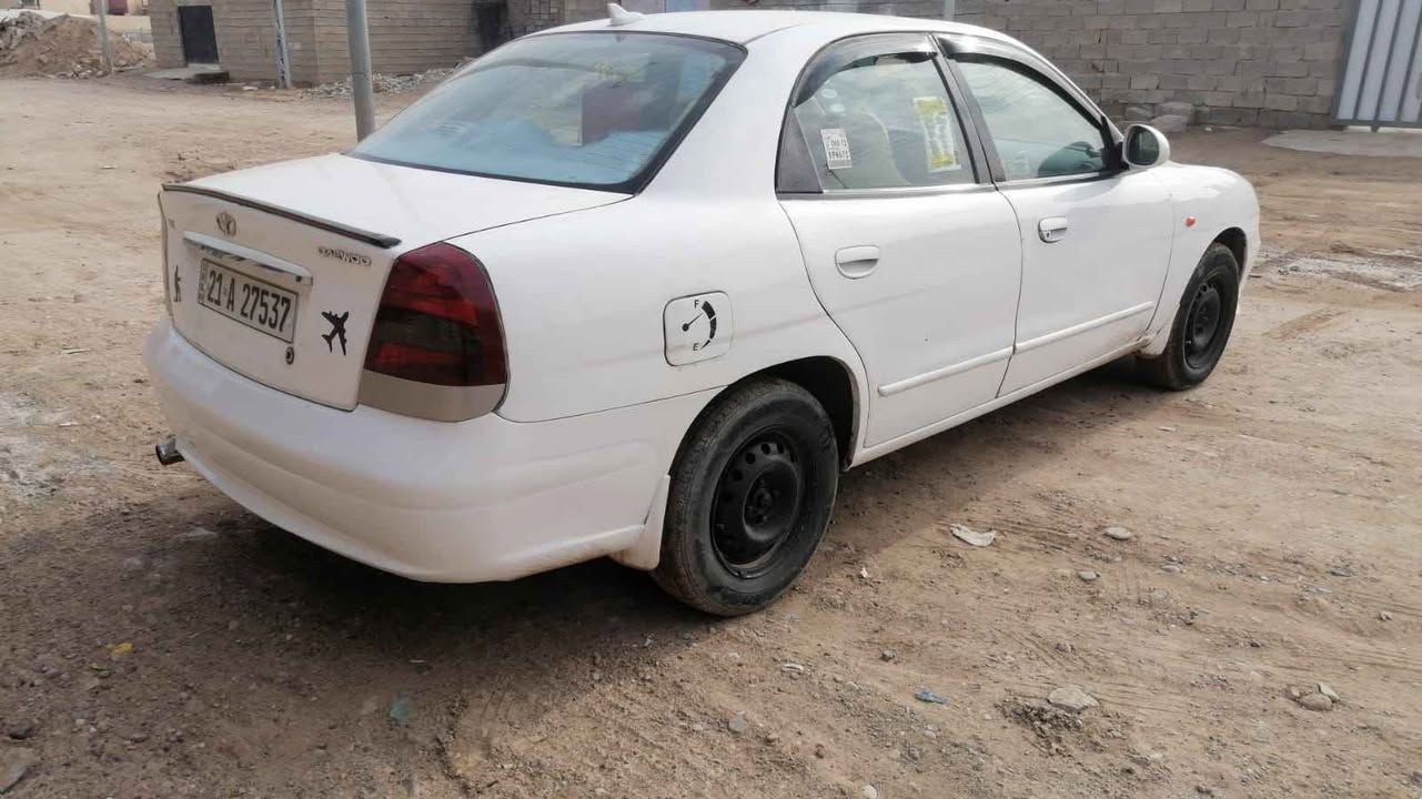 دايو نوبرا 2001للبيع 
تبريد ثلج كير اوتوماتيك رقم سليمانيه 
سنويه وهزه ورقم جديد لغايه 2029بسمنا شرط تحويل وكاله سياره بدون ضرر بدون حادث بدون خياس صبغ عام للجماليه فقط شرط فحص كير ومحرك وتبريد  شرط باتري جديد صدر امامي خلفي جديد كهربايات كل شغال باور قفل مركزي سياره كلش نضيفه سعر، 48وبيها مجال عنوان تكريت 
رقم هاتف ‏‪*********** Singapore
