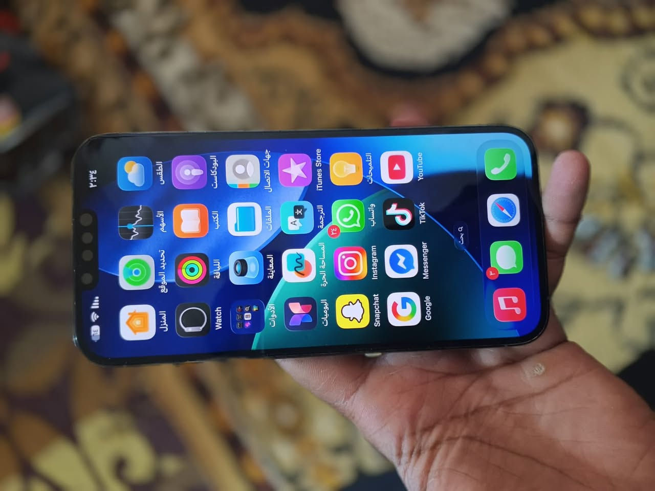 سلام عليكم آيفون ١٣ برو ماكس مريكي بطارية ٨٣ ما معلاية م  شاشة بدلة صلي  سعر ٥٥٠ ألف مكاني كربلاء حيل عسكري مال لعابد هذة رقمي ***********
