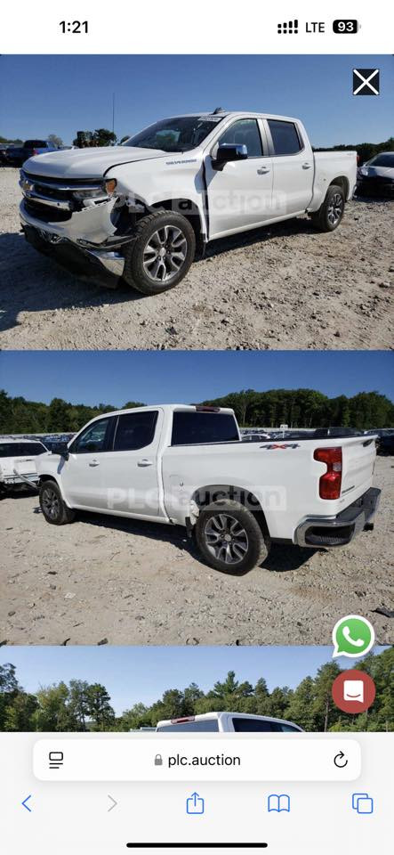 Chevrolet Silverado
موديل:2023
عدد الكيلومتر :100km الف
محرك : 4 سلندر توين تيربو
مواصفات : LT
ضرر : موضح بل صور
للتواصل : ***********
