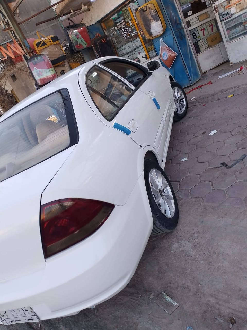 نيسان سني ماشيه١٠٥.موديل ٢٠١٣ بيهه ضرباه بل جاملق الخلفي وبيه صبق وبيه مشكله كهرابايه ***********
