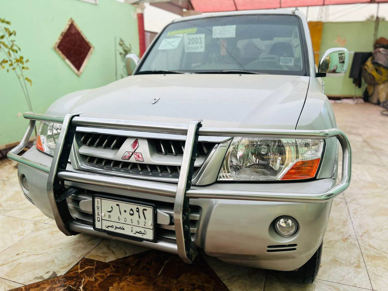 السلام عليكم للبيع باجيرو موديل 2003 رقم بصره مشروع وطني تحويل ثاني يوم سياره مكفوله من الكصه والنقل الجثه والضربه والكلبه والعيب الشرعي مكينه وكير اوتماتيك بلاد جدد حداده طخم تاير ويلكب جدد تبريد شغال سياره جاهزه وجديده السعر 79 ورقه الاستفسار الرقم ‏‪  ***********‬‏ مكان السياره البصره البصرة, العراق
