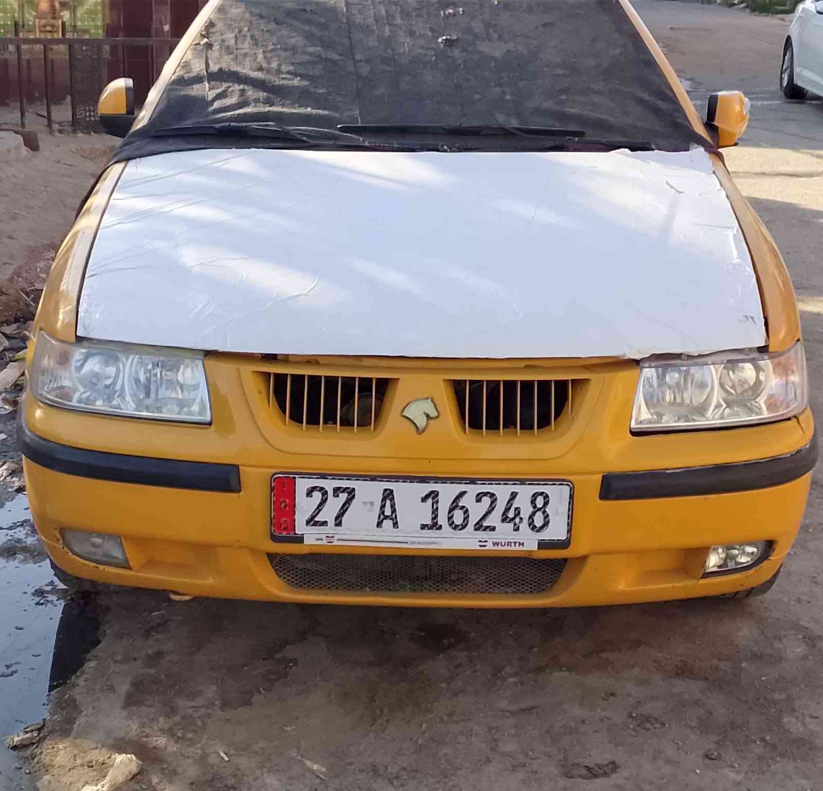 السلام عليكم سياره سند موديل 12 سياره من الطله طول شغاله ما عايزه اي شي رقم دولي سياره مصفره هيئة وقرامات تحويل ثاني يوم مكينه وكير خير من الله سياره رزنه المكان شطره والشراي  ينتصل ع هاذه الرقم *********** سعر 25 بيها مجال حق الجيه
