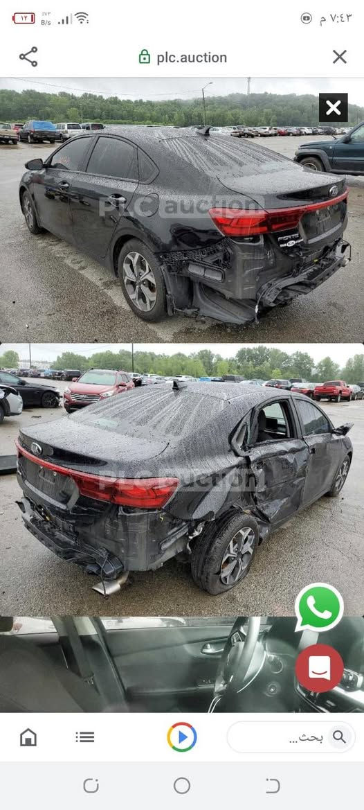 السلام عليكم فورتي واحد 21 حادث مرفق مع الصور جاملغ خلفي وبابين مبدلات اصلي باقي ليبل واحد بيها صبغ بالبنيد ودعامية الامامية اثر طخة خفيفه ماشية 63 رقم اربيل باسمي متواجد خاص ***********
