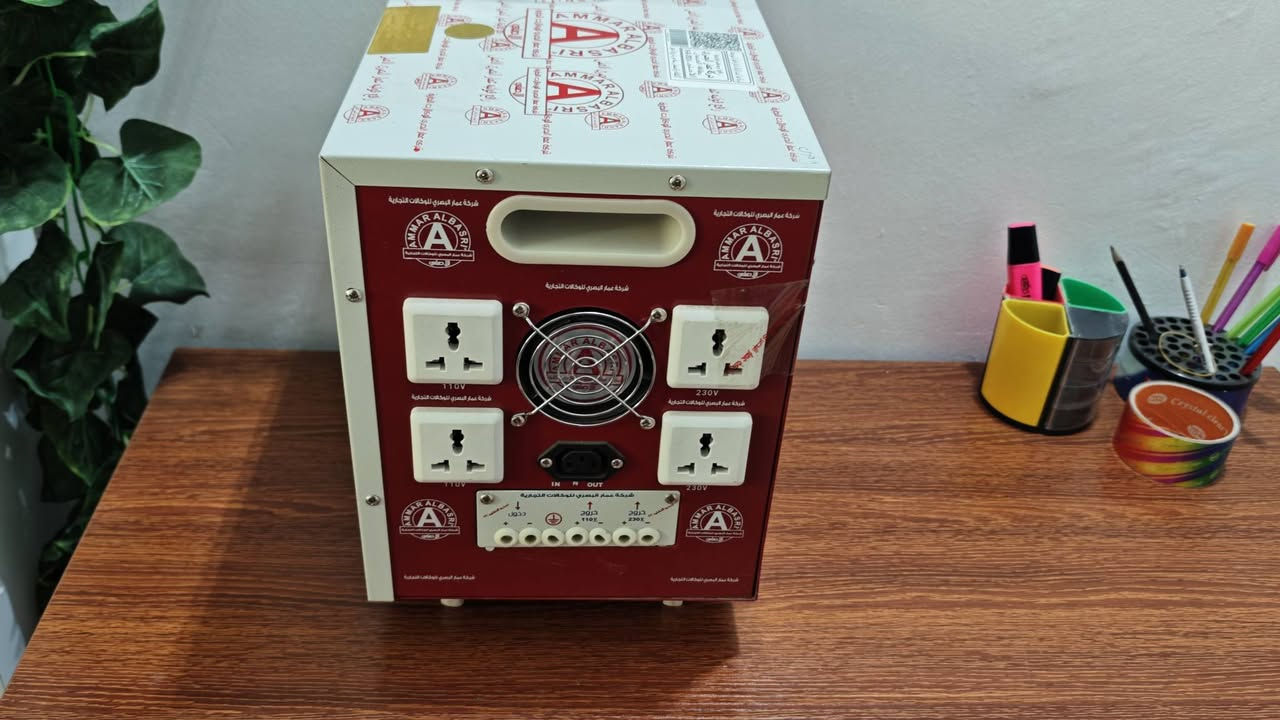 جهاز رافع فولتية مستعمل نظيف استخدام قليل من شركة عمار البصري ص
المواصفات (5000VA  5KV)
القدرة الامبيرية 25امبير 
مناسب لتشغيل البيوت والسبالت والأجهزة الكهربائية 
توجد خدمة توصيل كافة المناطق
للأستفسار التواصل على الخاص


**إذا كنت صاحب هذا الإعلان وتريد حذفه لأي سبب، رجاءا أرسل رسالة إلى الدعم الفني**