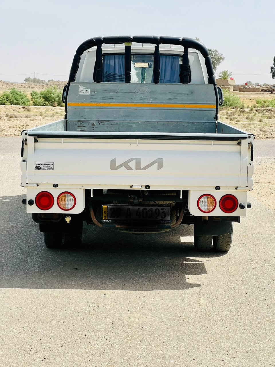 السلام عليكم
كيا بومه (عموشه) موديل ٢٣ رقم واسط جديده بيها بارده بسيطه الربع الخلفي جديده ع وضع الشركه 
للبيع أو مراوس  
المكان الحله الحمزه الغربي الخميسيه
للاستفسار 
***********
