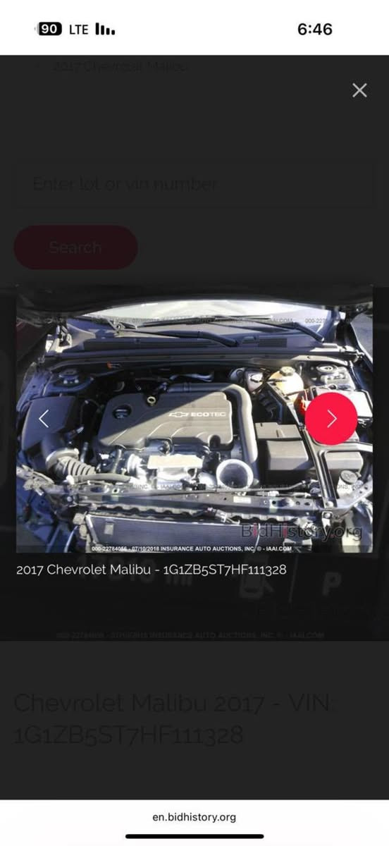 ماليبو 2017 رقم الجديد اربيل
بيها جاملغ وشبر من البنيد بدون دواخل وهنا صاير بيها جاملغ خلفي وباب مكانها بغداد السيديه السعر 90 وبيها مجال بسيط 
للتواصل / ***********
