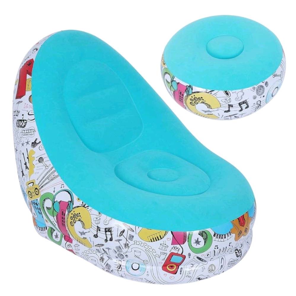 تصميم مميز وعصري 

* متوفر بجميع الالوان

- السطح مصنوع من قماش عالي الجودة

- قدرة تحمل عالية للاوزان

- نسيج قوي مقاوم للثقوب

- ثبات عالي للحماية من السقوط

- مصنوع من نسيج مرن جلاتيني

- ياتي معه منفاخ يدوي 

- ابعاد الكرسي : 166 * 98 * 83 cm 

- ابعاد المقعد : 62 * 62 * 31 cm
موجود توصيل مجاني لكافة المحافظات 