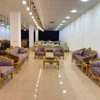 تخم قنفات • قنفات 10 مقاعد • تخم خشب جوز • قنفات قماش • صوفا خشب جوز •...