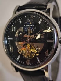 ساعة كارتير Cartier وارد اوربي DHL تحفة فنية  ساعة اوتماتيك قلب مفتوح ...