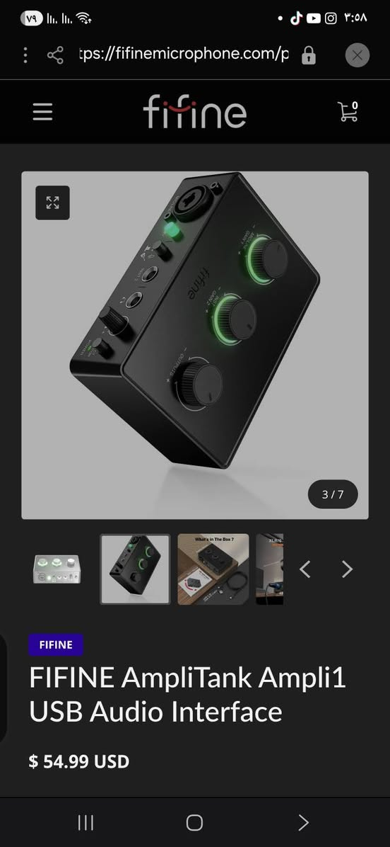 السلام عليكم
مكسر صوت fifine جديد غير مستخدم
السعر ب50 الف قفل 
بلموقع سعرة 90 الف تقريبآ 
مكان شهداء البياع


**إذا كنت صاحب هذا الإعلان وتريد حذفه لأي سبب، رجاءا أرسل رسالة إلى الدعم الفني**