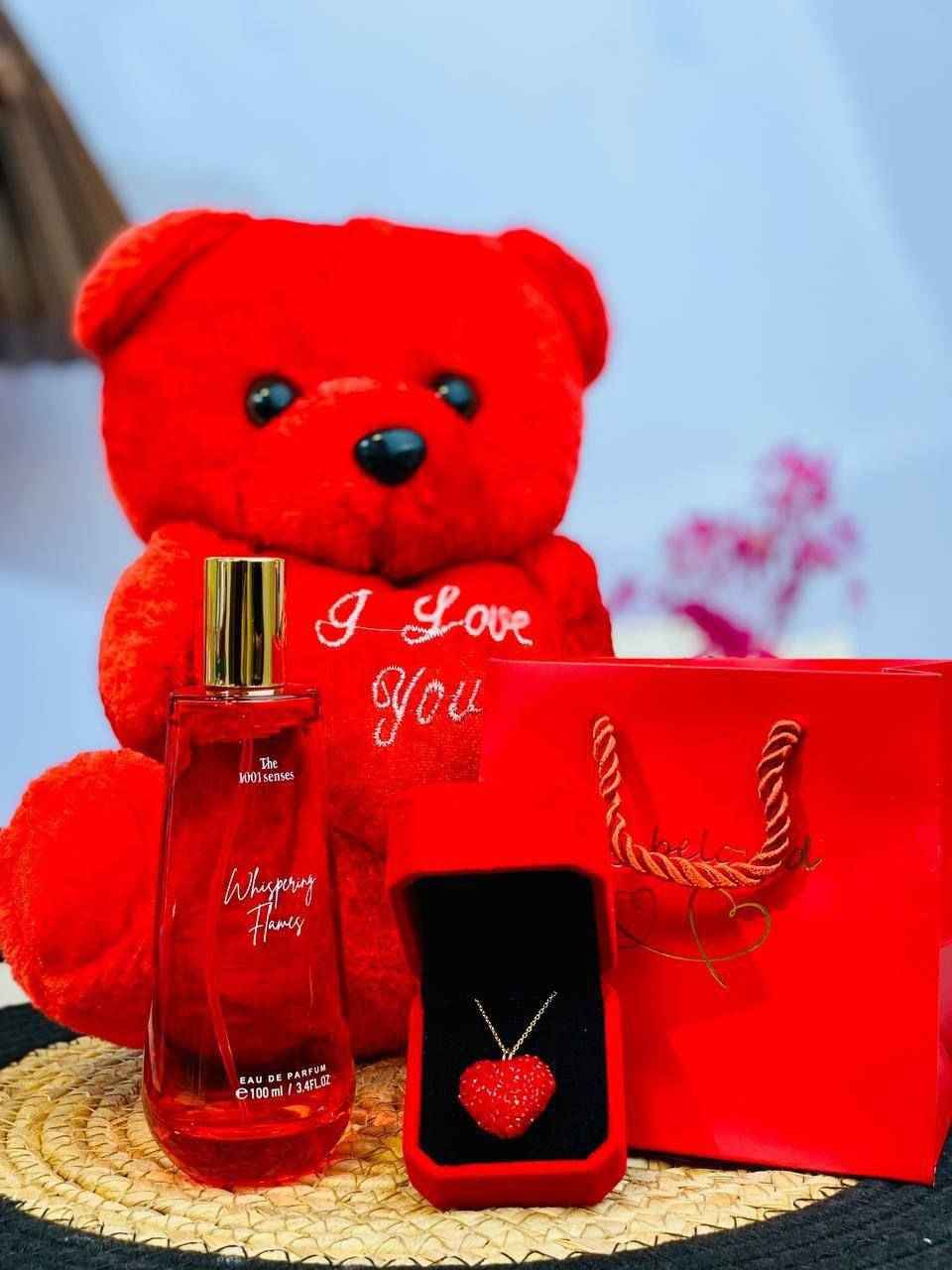 ❤️بوكس هدية عيد الحب ❤️
هدايا الأعياد والمناسبات 🎁🎁
يتكون من قلادة قلب +عطر نسائي + دب احمر كيوت+ بالاضافة الى علاكة مرتبه وكارت معايده 💋

ولقد بَنيت لك بَين أضلعِي منزِلاً عَسى المِقام بالقُيم يَليق؟.. 
كل عام وانتِ بخير أحبُكِ يا محبوبتي... 🍯

❤️‍🔥  دبدوب احمر  يجنن جماله وحجمه الكبير ..♥️ هدية الدبدوب الكيوت 🐻‍❄️

❤️‍🔥- عطر  نسائي السنة اللهب ♥️
عطر  مثير و جذاب و الذي يصف الانوثة الحقيقية للنساء و الذي يجميع بين روائح الفاكهة المنعشة و روائح الازهار و يتميز برائحته الجميلة المثيرة و الهادئة♥️

❤️‍🔥- قلادة القلب الاحمر للعشاق(خذي قلبي فداء لكِ) قلب احمر دموي مطعم بالشذر الاحمر اللامع المعروفة بأسم قلب الرمان🔥 
مصنوعة من الستاليس الخالص الذهبي الاصلي ضد الصدأ♥️ بلاد, صلاح الدين


**إذا كنت صاحب هذا الإعلان وتريد حذفه لأي سبب، رجاءا أرسل رسالة إلى الدعم الفني**