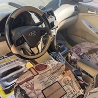 اكسنت موديل 2013  خليجية محرك 1600 دبل قطرة السيارة مكفولة من الضربة و...