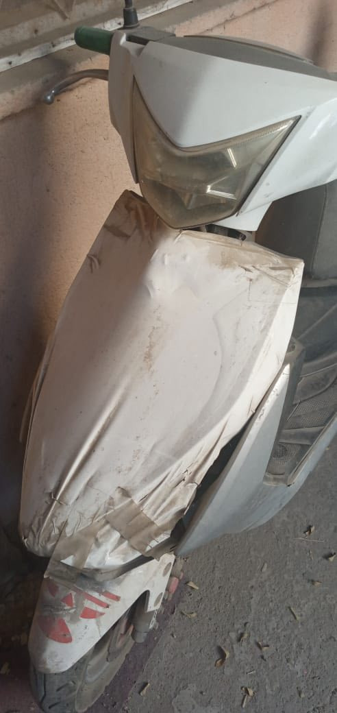 سلام عليكم دراجة اف اس متروكة جانت تشتغل بس السلف عطل وتركتها  ملاحظه هسه ما تشتغل لان سلف عاطل مكاني الاعظميه قيم واخذ ***********
