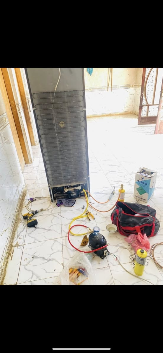 تصليح ثلاجات ومجمدات برادات أسعار مناسبة نجيك ل بيت  مكان المحاويل والفنديه والحمزاوي وطاهريه والمشروع وكافه احياء المحاويل رقم الهاتف ولحجز ***********
