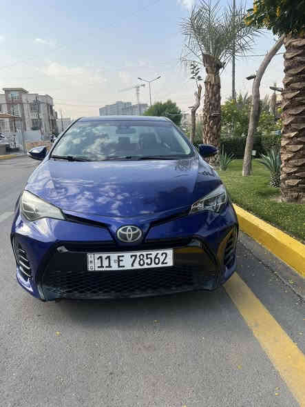 سلام عليكم 
للبيع فقط كورلا 2017 فئة السياره Se فول عدا البصمه
ضرر السياره جاملغ خلفي والصندوق 
وبيها بارد  
سياره جاهزه تجي وتشوف وسونار موجود 
السياره رقم بغداد الجديد سنويه هزه جاهزه تحويل ثاني يوم
السعر 132 وبي مجال بسيط 
العنوان بغداد حي العدل 
***********
