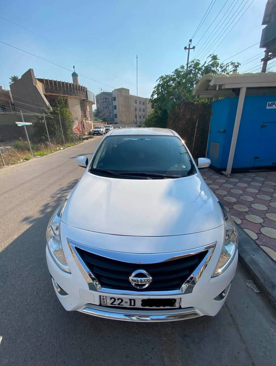 السلام عليكم
نيسان سني مصري  (2023) وكاله بااسمي 
رقم اربيل 
عداد المسافة : (44) الف km
4 جام كهرباء
تحكم ستيرن 
4 يدات نيكل 
شاشة كبيرة + كامرا 
بلاجتورات + اشاير بالمري 
سبايدر جنطة بلادي 
تبريد قطعتين 

سنوية لل 2028 يلا تسقط 
السعر : (112) وبيها مجال 
مكان السيارة : بغداد البياع ***********
