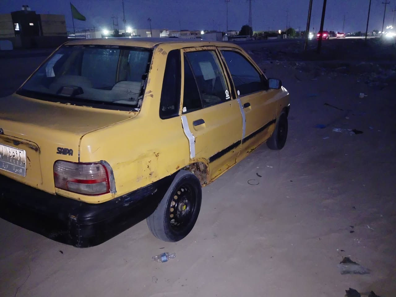 السلام عليكم سايبا مديل 2011 للبيع رقم بصره الماني 
مكينه وكير انظاف حداديه جديده طخم تاير جديد 
السعر 6 ناصريه سوق الشيوخ ***********
