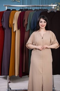 دشداشة نسائية • خامة كريشة • مقاسات L-3XL