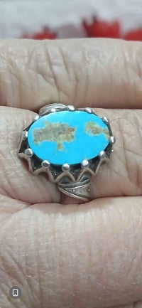 خاتم رضوي نيشابوري • قديم أصلي • صياغة يدوية