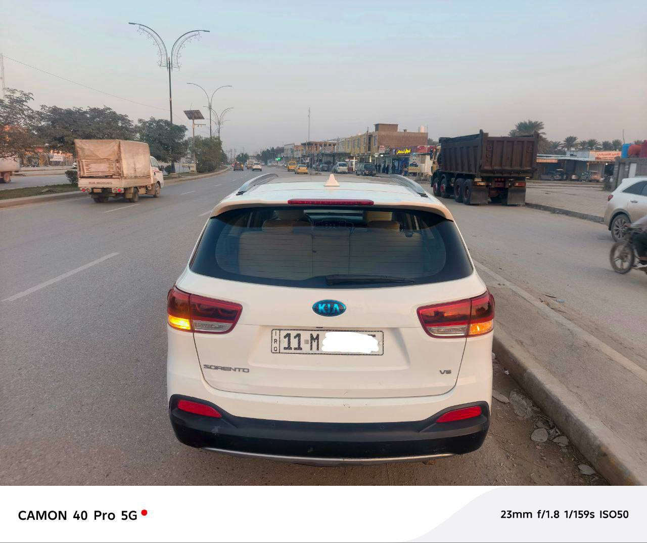 السلام عليكم 
سورنتو 2018 خليجي
(V6)
 ماشيه 126 km
فول مواصفات
3قطع تبريد
 7 راكب
بيها صبغ البنيد و الجاملغ الأيسر أثر شخوط بدون فتح
رقم بغداد 
مكاني بابل بسمي 
السعر 220 وبيها مجال 
***********
