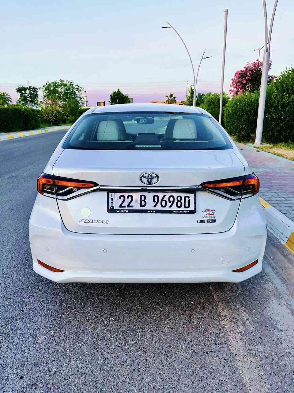 للـــــبيع  بــــسعر 173 

كورلا موديل 2023 خليجية 

كلين بدون ضرر السونار مرفق 

مكينة 1800 مــــاشية 72 

رقم أربيل سنويه لل29 

هزه لل 27 السيارة بأسمنا 

تريد تحويل تريد وكالة 

شرط التحويل والغرامات 

گير ومكينة بالشرط على كل عيب 

السيارة فول ماعندة الفتحه 

مواصفاتها معروفة تبريد قطعتين 

2 بصمة دسك خلفي امامي

داخل لونين نظام ايكو 

تحكم ستيرن حساسات 

خلفية امامية سيارة جديدة

صدر خلفي امامي على وضع الشركة 

تدفئة تبريد ثلج 

تخم  اطارات  جديد 

السيارة استخدام شخصي 

السعر 173 العنوان تكريت 

هـ ***********
