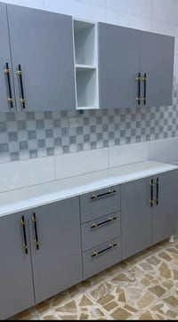 كاونتر MDF • ٢م • سنك ١م٢٠ مرمر
