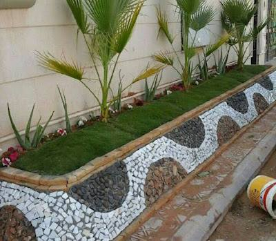 ديكورات حدائق مع ترتيب لحديقه مع لزرع لورد ولثيل***********
