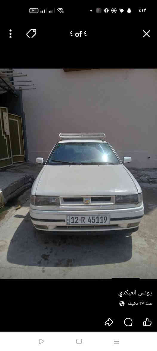 سيارة سيات محرك بي صرف بسمي رقم نينوى شرط التحويل العنوان موصل ايسر حي الوليد قرب الكرامه السعر 28 بيها مجال الرقم ***********
