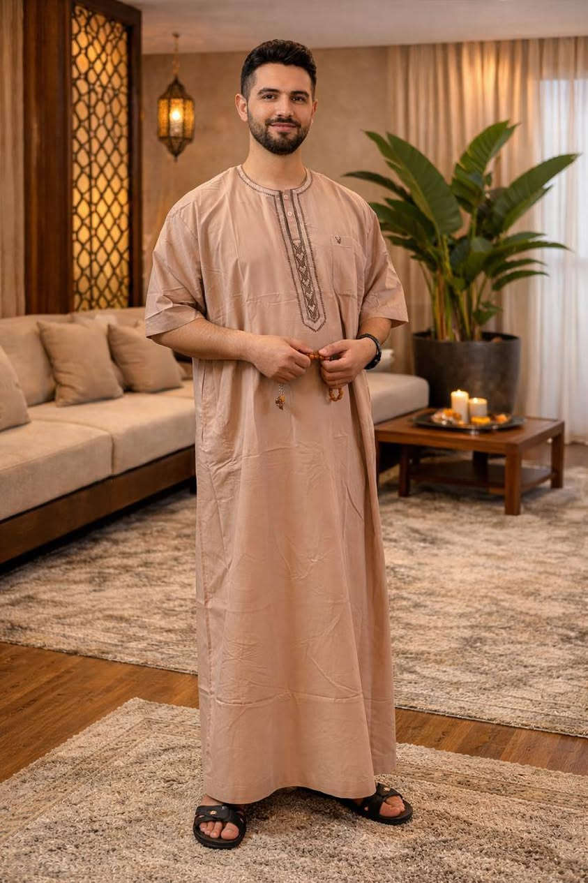 توفر لدى الرحمن لتجهيزات العمرة والحج  
هدايا الحاج والمعتمر🕋  
كلابيه ماركه مميزه ماركه اكاف تترون قماش ناعم قطني

توفر بلون الزيتوني ، بيجي ،  الجوزي ، والرصاصي فاتح  ، والرصاصي طوخ 
القياسات 58 , 60 , 62
للطلب مراسلة البيج تتوفر خدمة التوصيل للجميع المحافظات 
 او الاتصال 📞 ***********
